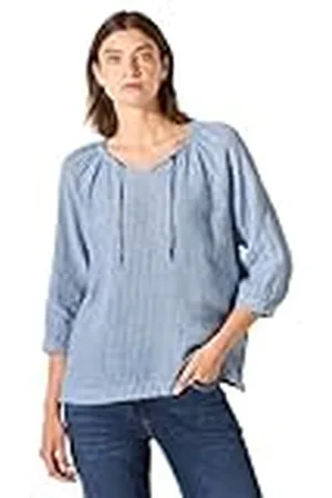 CECIL Linen_ Stripe Raglan Blouse XXL, , XXL