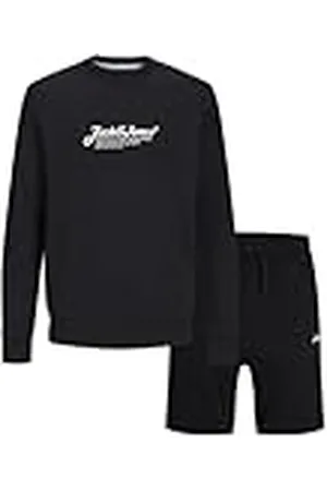 JACK & JONES Jjbeau Crew & Jjbeau Shorts Set Pack Pls, , 6XL