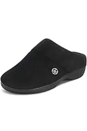 Isotoner A96035BLK6/7, Klassieke Hoodback W Memory Foam Dames 37.5/38 EU