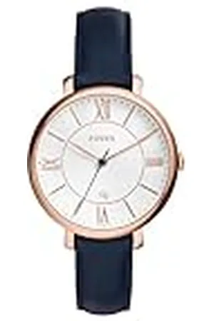 Fossil Jacqueline horloge voor dames, Quartz uurwerk met roestvrij staal en leren band
