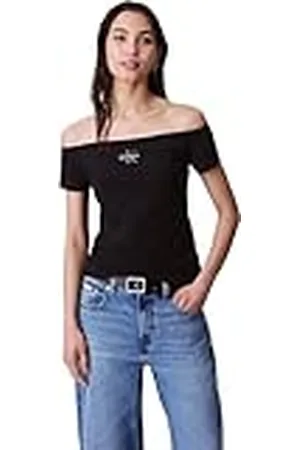 Calvin Klein Jeans Dames MNGRM Off Shldr Strt LV047C203G andere casual shirts, , XS, , XS