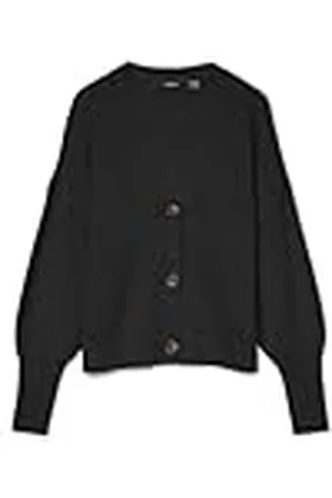 VERO MODA Dames Vmlea Ls V-hals Cuff Cardigan Noos gebreide jas, , M