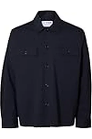 SELECTED Slhreg Lorent Bi-Stretch Overshirt Noos, , XXL