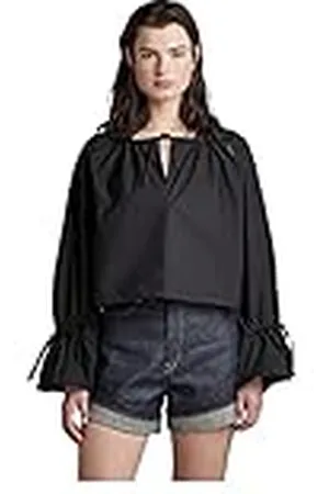 G-Star RAW Dames Sniper shirt met lange mouwen, zwart (dark black A790-6484), XL, , XL