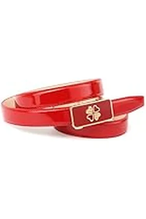 Anthoni Crown Dames rode lakleer riem R4RPE01L riem, 75, , 75
