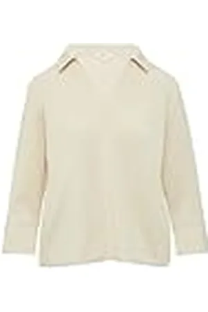 QS by s.Oliver Sweatshirt van Scuba met polokraag, , 40