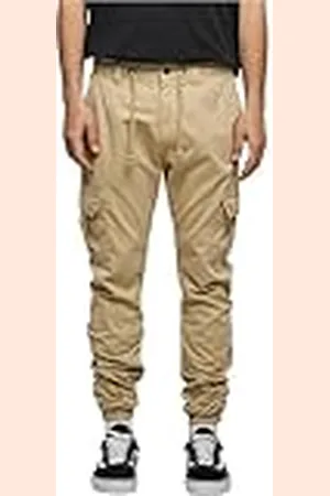 Urban classics Cargobroek voor heren, casual cargobroek voor mannen, verkrijgbaar in vele kleurvarianten, maten XS - 5XL, zand, M