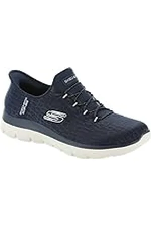 Skechers Handsfree instappers voor dames Summits Classy Night, marine/Zilver, 42 EU