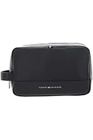 Tommy Hilfiger TH Essential PU WASHBAG, zwart, één maat, , OS