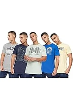 Crosshatch SNEEPY T-shirt voor heren, gesorteerd, medium, , M