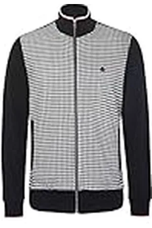 Merc London Willow Doogtooth Track Top Mantel voor heren