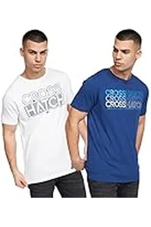 Crosshatch Heren Casual Multipack T-shirts met korte mouwen, , S