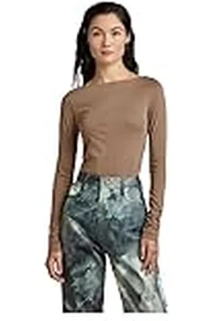 G-Star Raw Boat Slim Long Sleeve T-shirt voor dames, , XL
