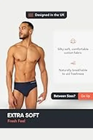 FM London 7-pack Essentials herenslips - Tagless, katoenrijk, moderne herenonderbroek met anti-rol elastische tailleband, veelkleurig, 3XL, Meerkleurig, 3XL