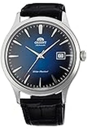 Orient Uniseks analoog automatisch horloge met lederen armband FAC08004D0, , armband