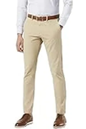 Dockers Heren Smart 360 Flex Chino Slim Casual broek, Khaki,29W / 30L