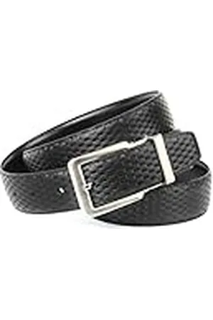 Anthoni Crown Heren omkeerbare riem vlecht in WE1NNW10SC riem, 95, , 95