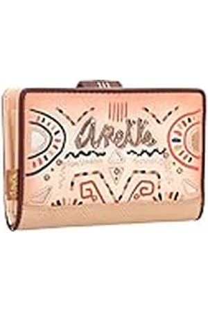 Anekke Portemonnee voor dames, middelgroot, RFID-bescherming, portemonnee van kunstleer met ritssluiting, accessoires voor dames, 14 x 10 x 2 cm, Meerkleurig