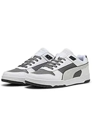 PUMA Unisex RBD Game Low Sneaker, Cool Dark Gray-Flat Donkergrijs Wit, 4.5 UK, Cool Donkergrijs Flat Donkergrijs Wit, 37.5 EU