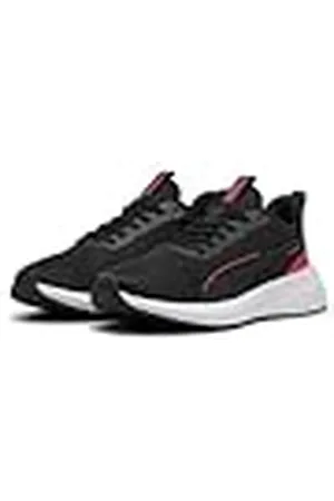 PUMA Unisex Flyer LITE 3 Road hardloopschoen, zwart roze, 9.5 UK, Zwart Roze, 44 EU