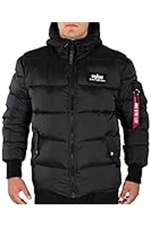 Alpha Industries Puffer Alpha FD Winterjas met capuchon voor dames Black