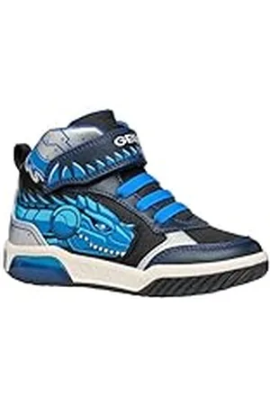 Geox J INEK Boy A, gymschoenen, marineblauw/turquoise, 25 EU, , 25 EU
