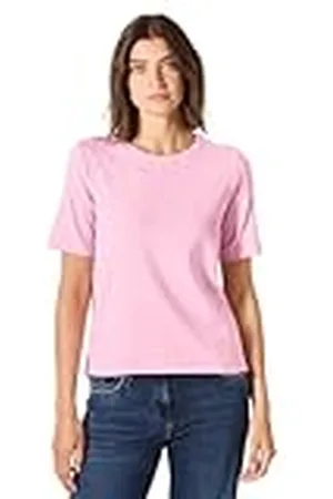 CECIL NOS Basic Rib T-Shirt Cherry Blossom pink S, , S