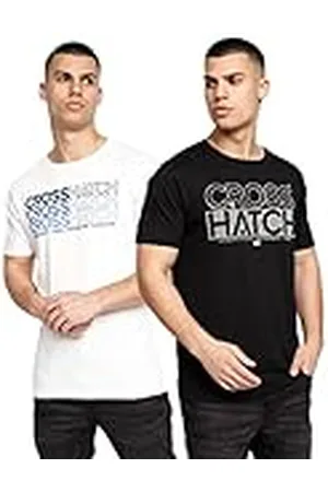 Crosshatch Heren Casual Multipack T-shirts met korte mouwen, , S