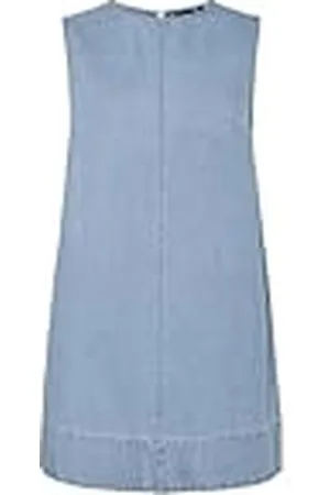 Pieces® Pcflora Sl Mini Denim Dress Noos, , S