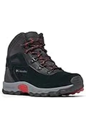 Columbia Unisex Kids Kids Newton Ridge Amped mid Rise Hiking Boots, Black (Y Black x Mountain Red), 1 UK