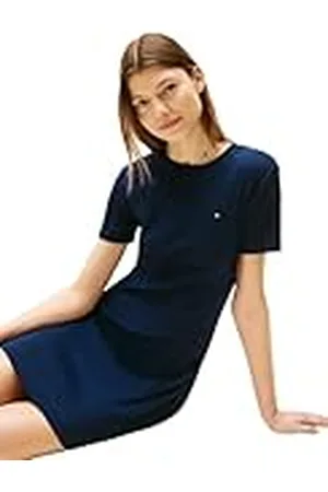 Tommy Hilfiger Nieuwe Cody Slim Korte Katoenen Jurk, , XL