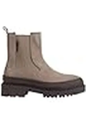 Tommy Hilfiger Dames TJW Foxing Chelsea Suede (EN0EN02631) Mid laarzen, grijs (Porcini Taupe), 7 UK, , 41 EU