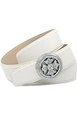 Anthoni Crown Leren riem met ondervoering Ro1rrt90be, , 75 vrouwen, , 75
