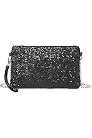 MISS LULÙ Dames fashion pailletten tas mini clutch kleine dames kettingtas schoudertas voor bruiloften, dates en verschillende gelegenheden