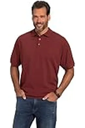 JP 1880 Heren grote maten grote maten Menswear L-8XL poloshirt, basic, buikfit, halve mouw, piqué, XXL tot 10XL 712617, , 6XL
