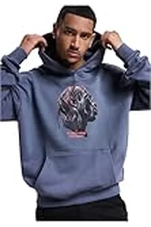 Mister Tee Herren Kapuzenpullover Flying High Heavy Oversize Hoody 3XL