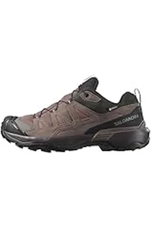 Salomon Dames X Ultra 360 Leather Gore-tex wandelschoen, cognac Peppercorn Black, 41.50 EU