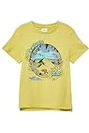 QS by s.Oliver Print-shirt met zijdelingse splitten aan de zoom, , 140