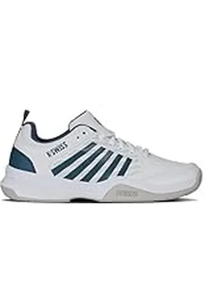 K-Swiss Court Express 2 tennisschoen voor heren, wit/stargazer/vapor blue, EU 46, , 46 EU