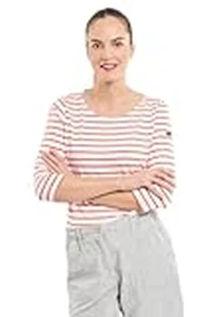 Armor.lux Armor Lux Lichtgewicht katoenen bootkraag met 3/4 mouwen voor dames, , L