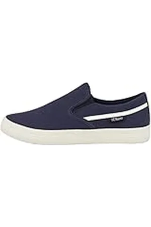 QS by s.Oliver Heren 5-5-14602-20 platte slippers, Donkerblauw, 43 EU
