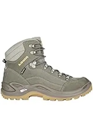 Lowa Dames Renegate GTX Mi High Rise wandelschoenen, Grijze Schilf Honig 4853, 37 EU