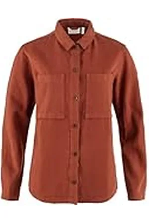 Fjällräven FJALLRAVEN 86986-215 Singi Flannel Overshirt W Dames Herfst Leaf Maat L, , L