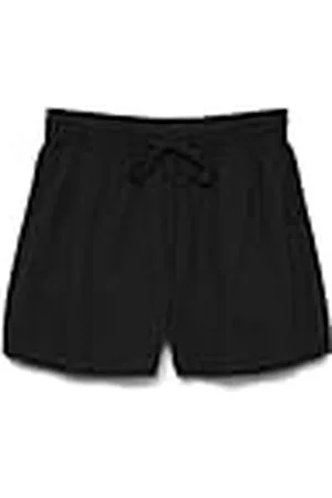 VERO MODA Korte Chique Lichtgewicht Zomer Shorts Bermuda-Broeken, Colour:Black, Size:M