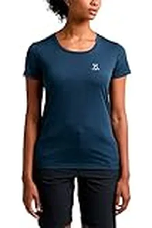 Haglöfs 606595_45W Ridge Hike T-Shirt Dames Tarn Blue Solid Maat M, , M