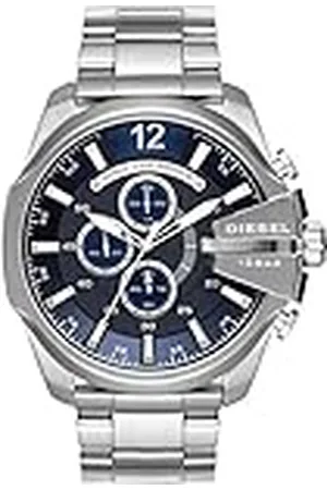 Diesel Mega Chief Chronograph horloge van roestvrij staal