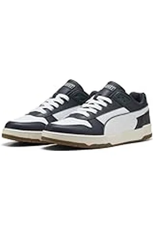 PUMA Unisex RBD Game Low Sneaker, nieuwe marine wit-donkere mirte, 10.5 UK, New Navy White Dark Myrtle, 45 EU