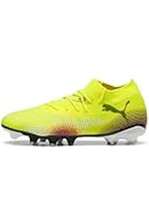 PUMA Unisex Future 8 Match FG/AG voetbalschoen, geel alarm zwart-zon geslagen, 11.5 UK, Yellow Alert Black Sun Struck, 46.5 EU