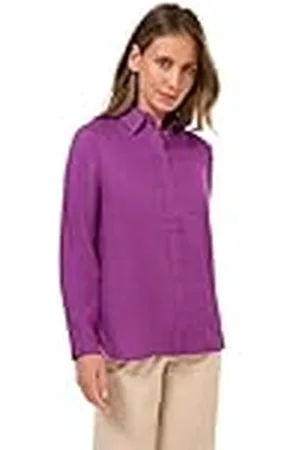 CECIL Linen_ Solid Shirt Blouse XXL, , XXL