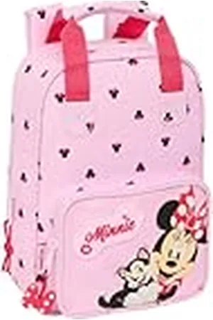 Safta Minnie Mouse NAIVE kinderrugzak, aanpasbaar met handgrepen, recyclebare stof, ideaal voor kinderen van verschillende leeftijden, comfortabel en veelzijdig, kwaliteit en duurzaamheid, 20 x 8 x 28